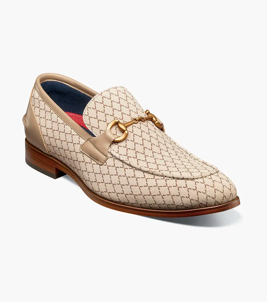 Stacy Adams - BRINKLEY Moc Toe Penny Slip On