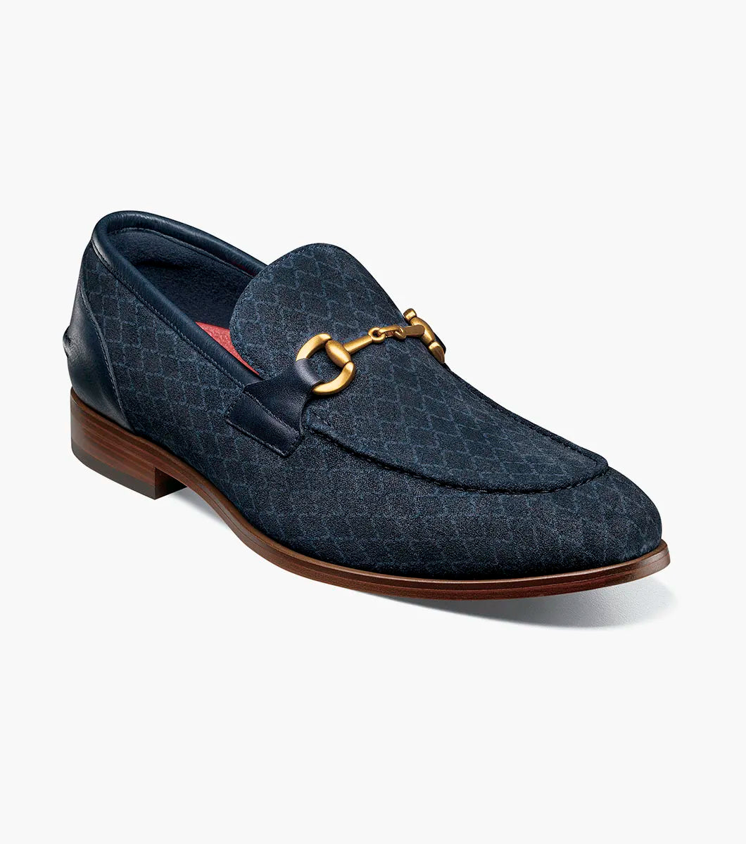 Stacy Adams - BRINKLEY Moc Toe Penny Slip On