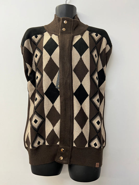 Silversilk Sweater - Multi Pattern (Brown)