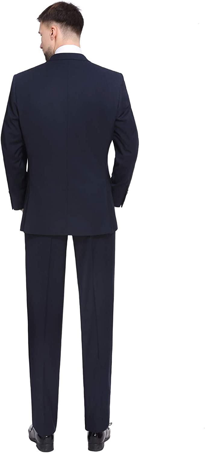 Carlo Lusso 2-Piece Suit - Navy - Slim Fit